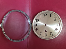 vintage round clock face domed glass and bezel 162mm