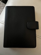 Vintage leather planner The