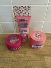 Soap and Glory Bundle X3 Body Scrub and Body Butter New Gift