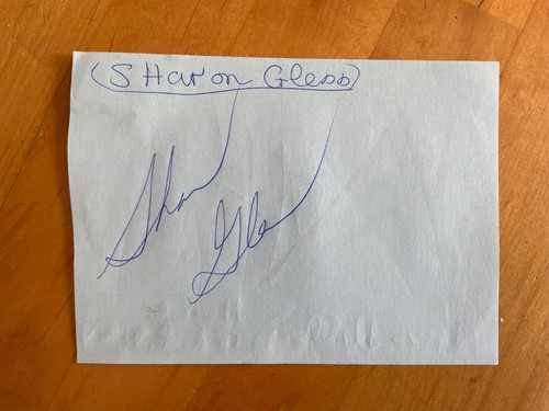 Sharon gless hand signed - -,