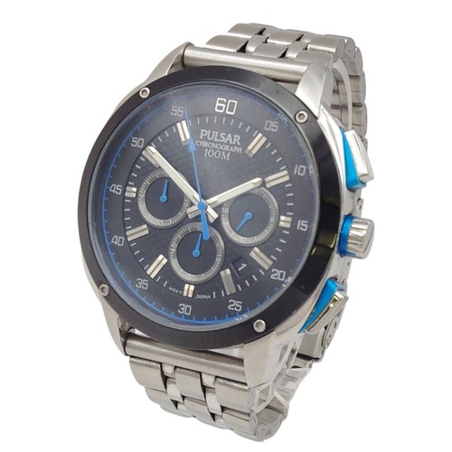 Pulsar chronograph 100m date - chronograph,