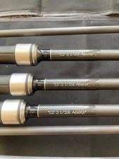 Harrison Acurix 12' 2.5lb carp rods, very lightly used condition; gorgeous rods.