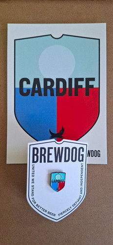 Brewdog cardiff pin - cardiff, and
