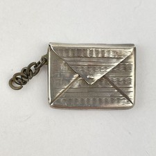 Antique Solid Silver Envelope