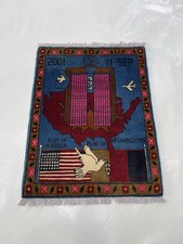 80x62 Cm Handmade rug 9/11