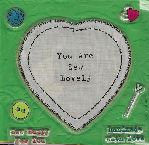 Sew lovely clear stamp set - lovely,