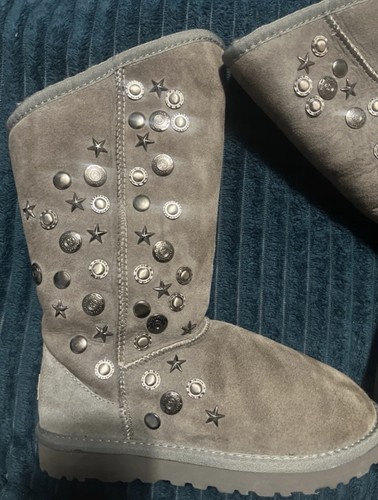 Ugg women grey suede - grey,