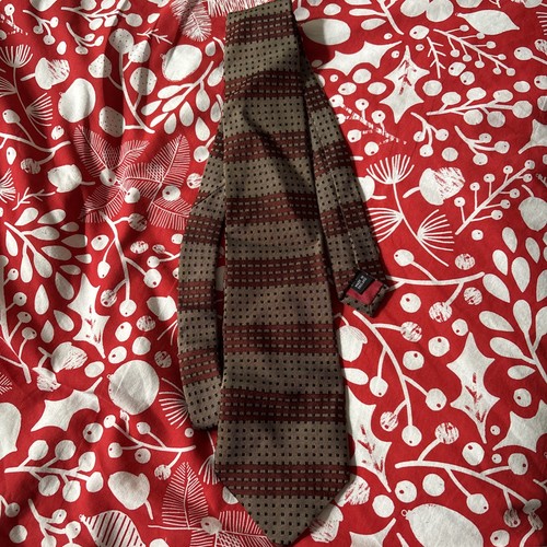 Duchamp tie brown with - duchamp, red