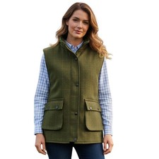 Game Ladies Dark Tweed Gilet