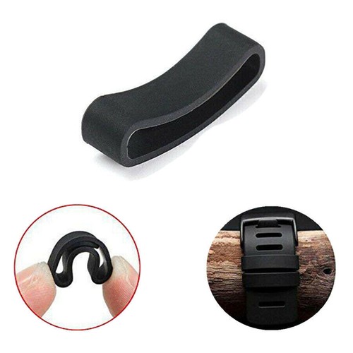 Silicone watch strap loop - strap, band