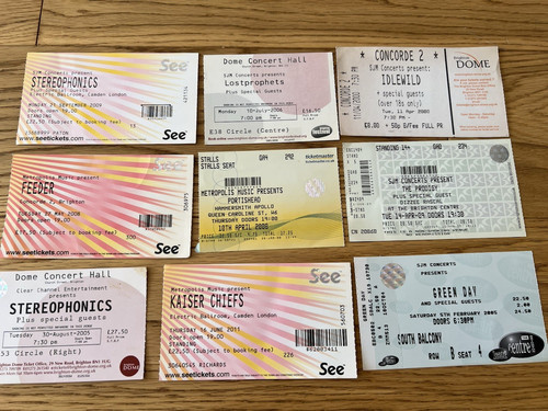 Ticket stubs feeder - ticket,