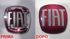3D sticker sticker crest logo Fiat Ducato Camper 2008 front bonnet 90 x 82