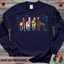 Christmas Horse Sweater, Funny Horse Xmas Jumper, Christmas Gift Jumper2453