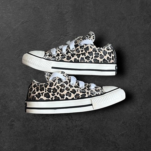 Converse leopard print lace - converse,