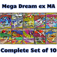 Mega Dream ex MA Full Complete 10 Card Set Japanese Pokémon Card 223/193-232/193