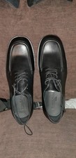 BNIB Russell & Bromley Black Leather Faro Derby Shoes Size 9 £275