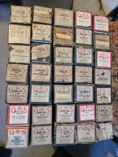 Lot qrs player piano - lot, of