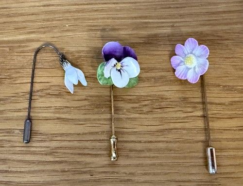 Vintage flower china stick - vintage,