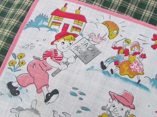 Vintage retro handkerchief - vintage,