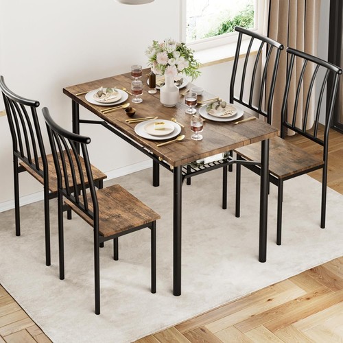 Piece farmhouse dining - farmhouse,
