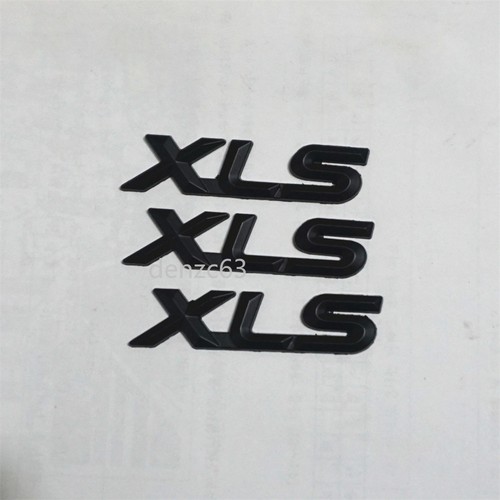 Matte xls black - 3x, metal
