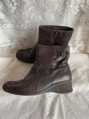 Clarks brown small wedge wide - clarks,