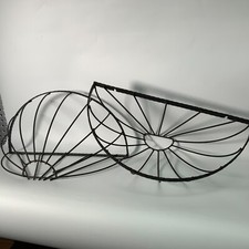 Pair Of Vintage French Metal Wall Planters Wall Basket For Plants