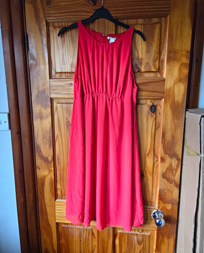 Mama red chiffon a - h&m,