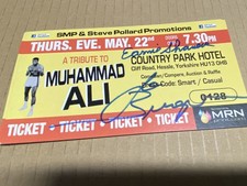 Joe Bugner  Earnie Shavers   Signed (NOT Photocopy) Fought Muhammad Ali Legends