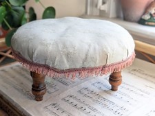 Vintage Footstool Pouffe