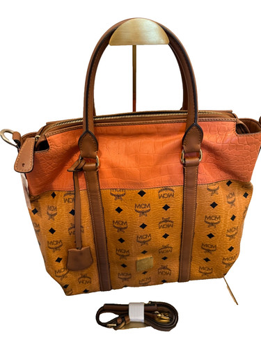 Authentic mcm visetos two tone - visetos,