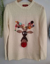 Colurful Reindeer Pom Pom