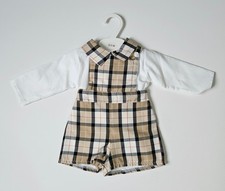 Boys Spanish Beige Checked