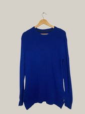 Musto Jumper Men's Crew Neck Long Sleeve Blue- Size Medium (PTP 22")