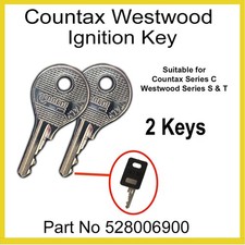 2 x Spare Ignition Key for