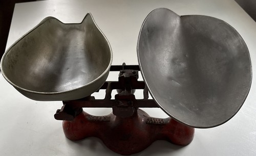 Old antique double balance - antique,
