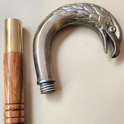 Handmade curved eagle head - eagle,