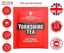 Yorkshire Black Tea Enveloped Tagged Bags - Individually Wrapped - 200 Sachet