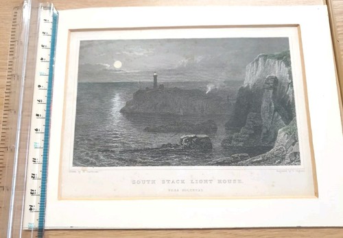C1830 antique print anglesey - c1830,