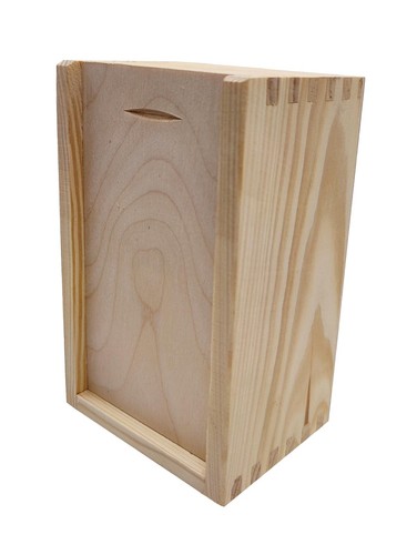 Small wooden box with sliding - box,