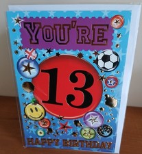 BOYS 13TH BIRTHDAY GREETING
