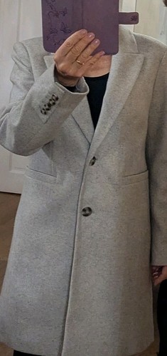 Grey coat new - grey, coat.
