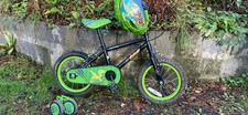 Apollo 14" Claws kids childrens bike in green and black.