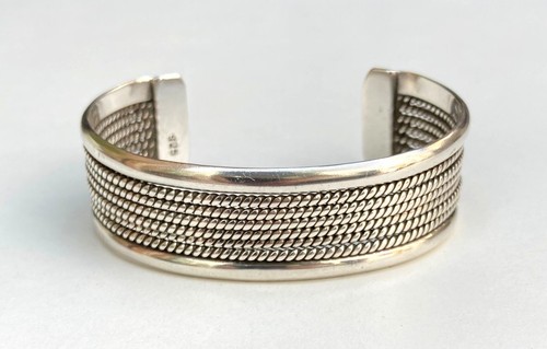 Sterling silver braided design - sterling,