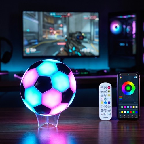 Rgb led smart soccer - 8.6'',