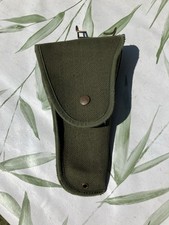 Unusual Army Holster Browning Hi Power 9mm  Pistol Webbing Pouch British/US? 