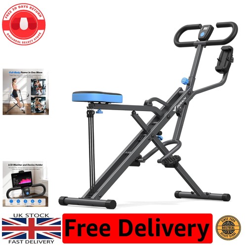 Squat rowing machine - in, 1