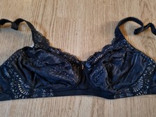 BNWOT Gorgeous Black Beige AMOENA Non-Padded wirefree Mastectomy bra size 36A