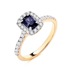 9ct Yellow Gold on Silver