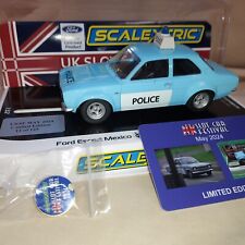 SCALEXTRIC UKSF MK1 ESCORT POLICE CAR LTD ED.
